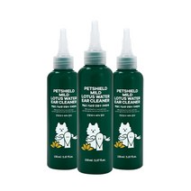 펫쉴드 계면활성제 무첨가 강아지 고양이 귀세정제, 150ml, 3개