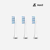 에이온즈 FC바르셀로나 토트넘 홋퍼스 음파전동칫솔 미세모 리필 칫솔모 3개입 AOZ-TV3WB, 단품