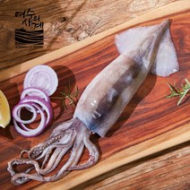 [여수의사계]깔끔한 손질 통오징어 최대18마리 240g이상, 3팩