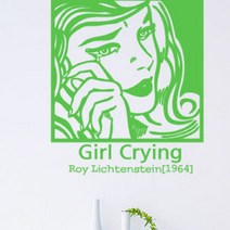 휴대폰매장꾸미기 Girl Cryng RC007, 밝은올리브그린