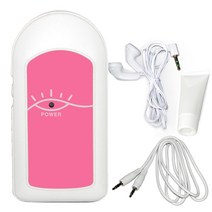 태아심음측정기 2MHZ 3MHZ 8MHZ 아기 소리 A B C 포켓 태아 도플러 초음파 아, 8.Baby Sound A Pink, 1개