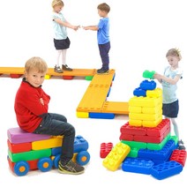 아이넷 에듀 자이언트 블럭 승용완구 체육활동 빅블록, A-set(48p)