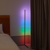 홈즈 오로라 스탠드 조명 간접 무드등 장스탠드 LED거실등 침실 인테리어 스탠드등, 화이트