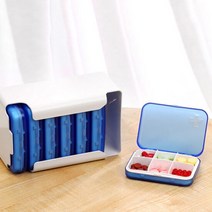 [바보사랑]6칸 7일키트_알약케이스 휴대용약통 약보관함-홀트레, 단품