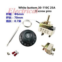 전기 오븐 온도 조절기 뜨거운 Pitco 손잡이 유형 조절 스위치 가능 30-110C 60-200C 1 개, NO.13 30-110C 25A