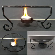 풍년주방 알콜스탠드 (미니 화로 사각 화로 고체연료 워머 알콜다이 알콜 스텐드) 사이즈, 1개, 4호