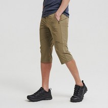 블랙야크 [ BLACK YAK ] 이월 !! 신축성과 내구성이 뛰어난 경량 나일론 우븐 스트레치 소재를 사용해 착용감이 가벼운 남성 여름 솔리드형 7부 팬츠 M트레커7팬츠#1