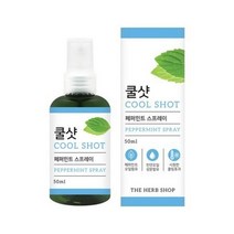 더허브샵 페퍼민트 스프레이 쿨샷 바디미스트 50ml 0.8406ea, RA_ 1, RA_ 본상품선택