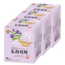 국내산 100% 도라지차 40개 목 감기 기관지 기침 가래에 좋은차, 우리차 도라지차 0.8g x 120개