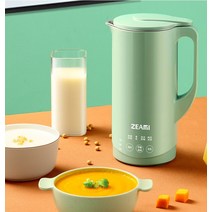가정용 무소음 예약 독일 소형 두유기 두유제조기 2인, 핑크 500ML
