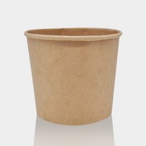 일회용기 1000cc 종이용기(크라프트지) 500개