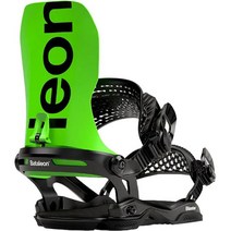 Bataleon 블라스터 Asymwrap 스노우보드 바인딩 - 2023 BATF047 229229, Neon Green, L/XL