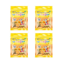아모스 탱탱 아이클레이 파우치 2500 (4개입), 50g, 주황
