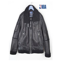빈티지/ NBA 인조 무스탕점퍼/남성S/자켓/브랜드/8274y2