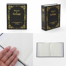 마트498 추억만들기 미니 사진앨범(포켓식) (블랙) 50매 사진인화앨범 돌앨범 사진북 학교앨범 커플포토북 셀프포
