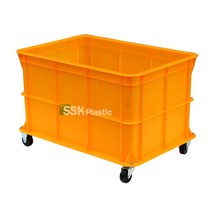 [sk플라스틱] 점보박스 점보상자 운반구, 점보상자130L(고무바퀴포함)