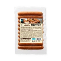 청정원 캠핑음식 리치부어스트 칼집 프랑크 소세지 아이들간식 750g 야채볶음 어린이반찬 간단한요리 간편식, 24개