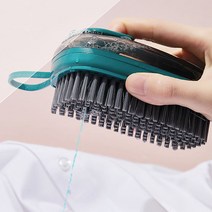키밍 원터치 세제 브러쉬 올인원 일체형 청소솔 청소, 위커머스 쿠팡 레드