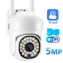 홈cctv 홈캠 펫캠 YI IoT-5MP WiFi PTZ 카메라 야외 보안 IP 5Ghz CCTV 감시 모션 감지 자동 추적 Alexa Go, 04 3MP Cam add 128G_01 EU 플러그