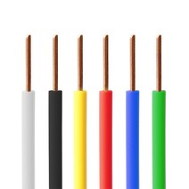 HF-IX 2.5SQ 단선 300M 1롤 450V 750V 배선용 전기선 1타 HFIX 케이블, 1롤 청색