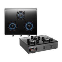 SK매직 3구 가스렌지 GRA-910SR 전면배터리 안심센서 4단계화력조절 에코버너채용, LNG
