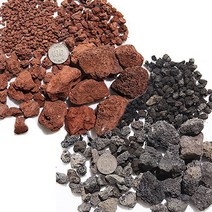 세경팜 레드화산석 화산사 2L 블랙 레드 화산석 화분마감재 인테리어 조경 어항꾸미기, 화산석2L(2호)