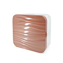 키다리아저씨 무타공 투명 가정용 업소용 점보롤케이스 디스펜서 롤화장지 휴지걸이 펄모카브라운, 1개