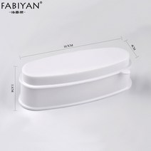 네일아트 컨테이너 보관함 디핑 아크릴 파우더 몰딩 가이드 도구 매니큐어 케이스 화이트 프렌치 스마일 라인 조각 팁