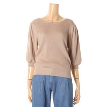 오조크 퍼프 소매 골지 니트탑/FOQFCWA510P