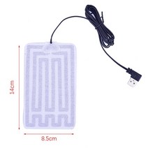 발난로 풋워머 전기발방석 USB 여성용 가열 안창 남성 겨울 발 따뜻한 탄소 ​​섬유 가열 요소 신발 방수 가열 필름, s