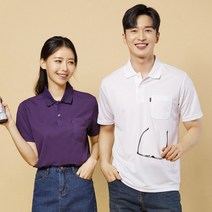 나인앤나인 시원한 쿨론 솔리드 반팔 카라 티셔츠