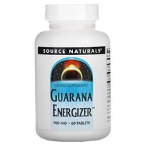 소스내추럴스 과라나 에너자이저 900mg 60정, 60 개선택 용량이 사진보다 우선입니다
