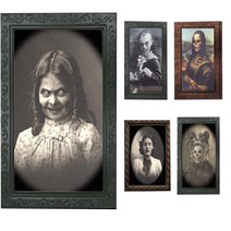 3D 호러초상화 괴물이미지 고전적 고딕양식 축하행사 보는각도에따라변화 할로윈소품 방탈출카페 파티 객실 데코 인테리어 액자포함 벽장식 포토존 꾸미기 오너먼트 이태원 (옵션1)