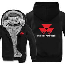 농업용 부품 기계 2022 Massey Ferguson Hoodie 남성용 지퍼 코트 양털 농업용 트랙터 운동복 캐주얼 솔리, 02 as picture1_03 L