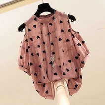YAPOGI블라우스오프숄더레이스블라우스