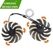 88mm pld09210s12hh t129215su 비디오 카드 팬 쿨러 기가바이트 gtx 1050 1060 1070 ti gv-rx570 580 aorus rx 470 480 r, 세트 팬