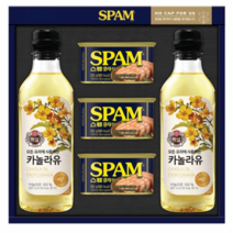 스팸 카놀라유 선물세트 저렴한 추석선물 3만원 이하, 7개