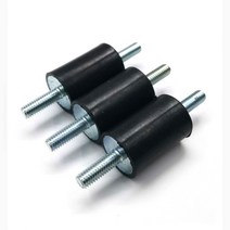 방진고무패드 고무발 스프링 진동 방지 1pcs 고무 마운트 진동 방지 M8x23mm 더블 수나사 Silentblock Isol, 07 M8x23mm  -  30x25mm