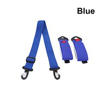 스노우 보드 스트랩 스키 숄더 벨트 조정 가능한 핸드 헬드 더블 나일론 캐리어 야외 Accessorie, [02] blue