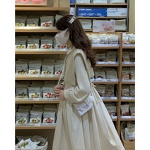 셔츠원피스 가을옷 학원 무드 롱 프렌치 첫사랑 러블리 작은 키 점프 슈트 셔츠다 여성 3537681923