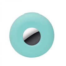 에어 태그 단일 귀 보호 슬리브에 적합 Apple 추적 로케이터 실리콘 애완 동물 고양이 개 목걸이 체인 분실 방지 장치, 민트 그린