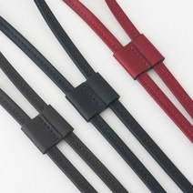 퀼팅맘 천연 가죽 가방 부자재 스토퍼 끈 조임끈 조리개끈 리폼 (버킷백 퀼트 손뜨개), [스톤베이지/엠보]