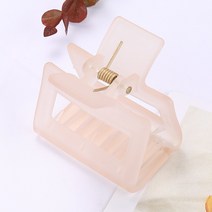 수스다 사각 투명 아크릴 집게핀 헤어집게핀