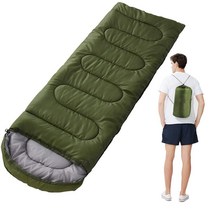 사계절용침낭 캠핑용 슬리핑백 1인용침낭, 1.3kg, 일반 딥그린