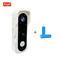 Mini 2.0MP Tuya APP Doorbell Camera WIFI Security CCTV Wireless 1080P Smart Home Video Intercom IR N, 02 V20S-W-BB