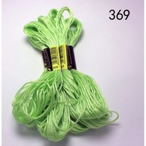 크로스 스티치 실 10개/크로스 실/커스텀 색상 02, [01] 6 가닥, 369_6 가닥