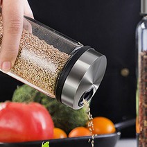 스텐 뚜겅 유리 양념통 조미료통 3타입 노즐, 500ml