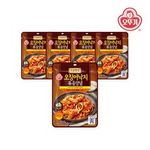 오뚜기 오늘밥상 오징어낙지볶음양념 120g x 5개