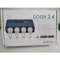 Jebao 적정 펌프 멀티 헤드 wifi 자동 수동 정밀 수족관 산호 피더 도저 3.13.42.4 dp-2344m dp-3s4s, 도저2.4, 영국 어댑터 플러그