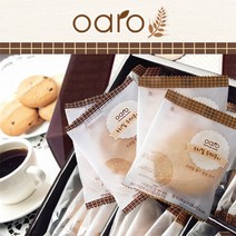 오아로 우리밀 수제쿠키 30개입 선물세트(칼슘초코칩+두부검은깨), 단품없음